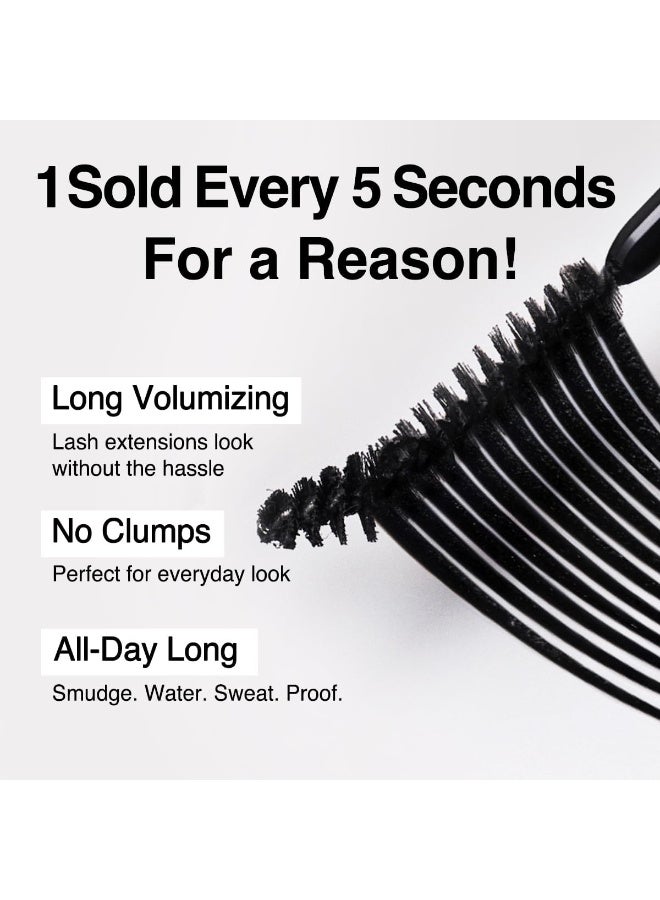 CLIO PROFESSIONAL Kill Lash Superproof Mascara - 02 Volume Curling for Dense Application - Long-Lasting, Waterproof, Smudgeproof,Black - Image 3